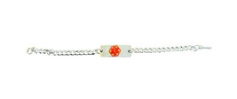 Vintage Unisex Silver Toned Medical Alert Bracelet Heart Patient - £11.29 GBP