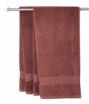 Pre-Shrunk Pre-Washed Softened Organic Hemp Terry Cloth Towel, 500 GSM (Plum, Ba - £32.48 GBP