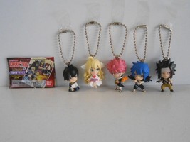 Bandai Fairy Tail Swing figure Keychain Part 2 set of 5 Complete Mavis Z... - $2,611.73 MXN