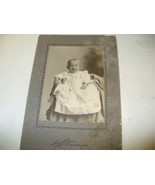 Collectible Vintage Antique Photograph Cute Little Baby Girl Sitting, 19... - $4.07 CAD