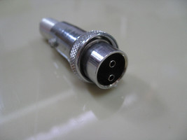 AMPHENOL WPI 80-MC2M 2 PIN OFF-SET MICROPHONE PLUG COLLINS HEATHKIT BROW... - $39.59