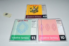 lot 3 Pfaff Creative Fantasy #10/11/43 Combinations Memory Cards - 7560 - $618.69 MXN