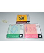 lot 3 Pfaff Creative Fantasy #10/11/43 Combinations Memory Cards - 7560 - $618.69 MXN