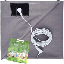 Grounding Sheets with Grounding Cord - Silver Fiber Conductive Sheet (27X52 Inch - £33.06 GBP