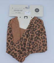 Grayson Pup - Dog Sweatshirt - Medium - Cheetah Print - Girth 15-17 IN - £7.60 GBP