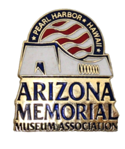 USS Arizona Memorial Museum Association Pearl Harbor Hawaii Pin Scarce Design - £7.97 GBP