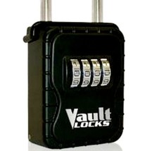 Vault Lock New Sealed Numeric Portable Lock Box MFS Supply 4 Digit Combo... - £19.97 GBP