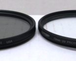 Used Tiffen 72mm Circular Polarizer &amp; Ultraviolet Filters - $14.24