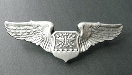 Us Air Force Navigator Observer Basic Wings Lapel Jacket Pin Badge 3 Inches - $6.45