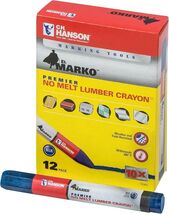 No-Melt Lumber Crayon, Premier Blue, Weather-Resist - CH Hanson El Marko... - $184.44 MXN