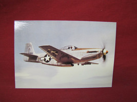 Vintage North American P-51D Mustang Plane Postcard #78 - £15.50 GBP