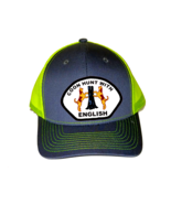 Cap Hat Gray Mesh Back Dog Picture Coonhound Coonhunter English Coon Hunter - $20.99