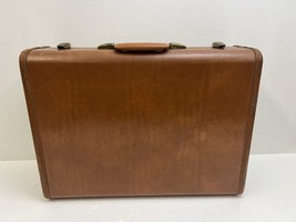 Vintage Samsonite Shwayder Brown Luggage Suitcase briefcase hard shell side 21&quot; - £31.78 GBP