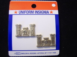 ENGINEER CORPS ARMY OFFICER BRANCH OF SERVICE INSIGNIA NIP BEST EMBLEM - $8.00