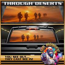 Through Deserts - Truck Back Window Graphics - Customizable - £46.11 GBP+