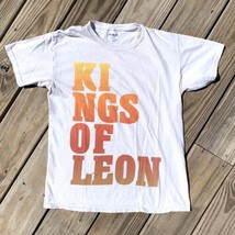 Kings Of Leon Rainbow Logo T Shirt No Age Rip Off Design Adult Size Small  - £14.91 GBP