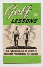 Golf Lessons Fundamentals as Taught by Foremost Professional Instructors... - £13.95 GBP