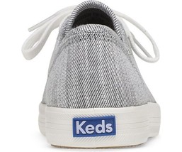 Keds Womens Kickstart Denim Twill Sneakers, 5, White/Black - £65.75 GBP
