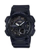 Casio Men&#39;s AEQ-110W-1BVCF Classic Analog-Digital Display Quartz Black Watch - £36.55 GBP