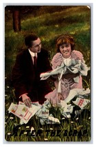 Romance Comic After The Scrap 1911 DB Postcard U3 - £2.30 GBP