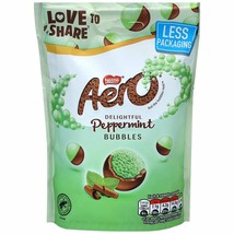 Nestle AERO Bubbles chocolate PEPPERMINT 80g Snack Bag Made in England F... - $9.89