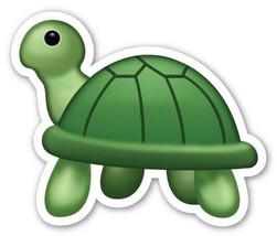 x2 Vinyl Stickers 100mm turtle tortoise nature animal laptop reptiles re... - £3.90 GBP