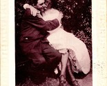 1912 Photo Postcard Embossed Winsch Back Romance Garden I Could Do This ... - $16.02
