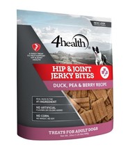 4health Hip &amp; Joint Jerky Bites Duck, Chickpea, &amp; Cranberry Recipe Dog Treats - £21.93 GBP