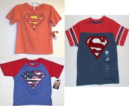 DC Comics Superman Toddler Boys T-Shirts 2 to Choose Sizes 2T, 3T, 4T and 5T NWT - £8.37 GBP