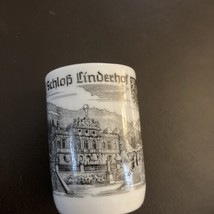 Schloss Linderhof Germany Ceramic Shot Glass 2.25&quot; Tall - £7.25 GBP
