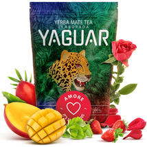 Yaguar Amore 500 g 0.5 kg - Brazilian yerba mate with fruit and herbs - £5.64 GBP