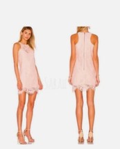 Lovers + Friends Revolve Caspian Lace Shift Dress Small Light Orange Min... - $139.00