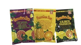 Hawaiian Sun Drink Mix Lot Of 3 Flavors - $34.65