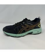 Asics Gel Venture 7 Womens Running Shoes US 7.5 EU 39 Wide Black Teal Pr... - $41.19 CAD