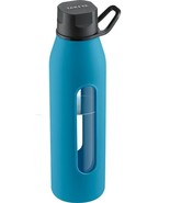 Takeya Glass Water Bottle with Silicone Sleeve and Twist Cap, 22 Oz - $34.99