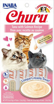 Inaba Churu Tuna and Salmon Recipe Creamy Cat Treats for High-Moisture Nutrition - £4.65 GBP+