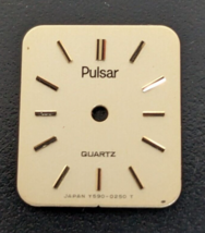 Vintage Pulsar Ladies Y590-5190 Watch Dial with Gold Tone Markers - Y590-0250 T - £12.65 GBP