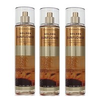 Bath &amp; Body Works Golden Sunflower Fine Fragrance Mist 8 oz - Lot of 3 - £28.52 GBP