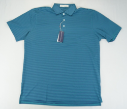 New Men&#39;s Holderness &amp; Bourne The Maxwell Navy Greenwich Golf Polo Shirt... - £52.27 GBP