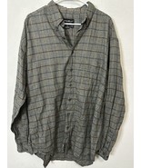 Eddie Bauer Gray Multi Color Long Sleeve Button Up Shirt Size XL - $27.32 CAD