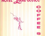 Hotel Lawrence Coffee Shop Menu Dallas Texas 1960&#39;s Haunted  - $84.01