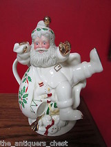 Holiday Santa Collection teapot by Lenox 10 x 10, new in box original - £98.92 GBP