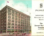 Vtg Advertising Postcard 1909 Stewart Dry Goods Company New York Store  - $41.53