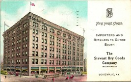 Vtg Advertising Postcard 1909 Stewart Dry Goods Company New York Store  - £32.62 GBP