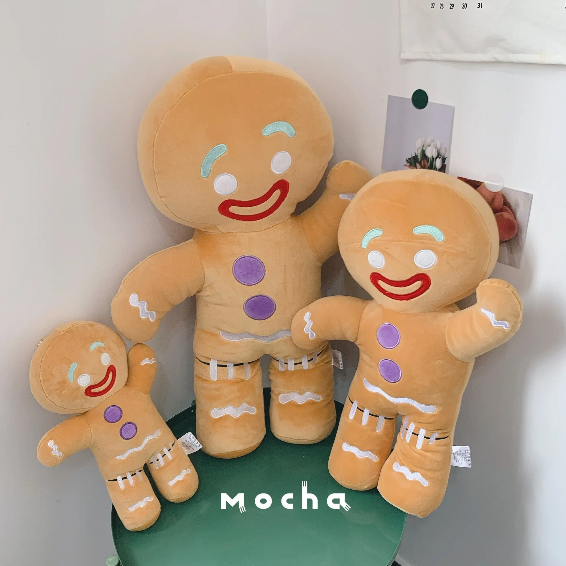 Gingerbread Man Plush Toy Baby Appease Doll Biscuits Man Pillow Car Seat... - $15.26+