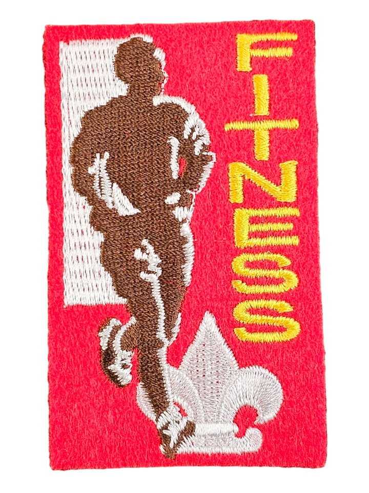 Fitness - Scout Jogging - BSA Emblem - Vintage Patch - Iron On - Exercis... - $1.93