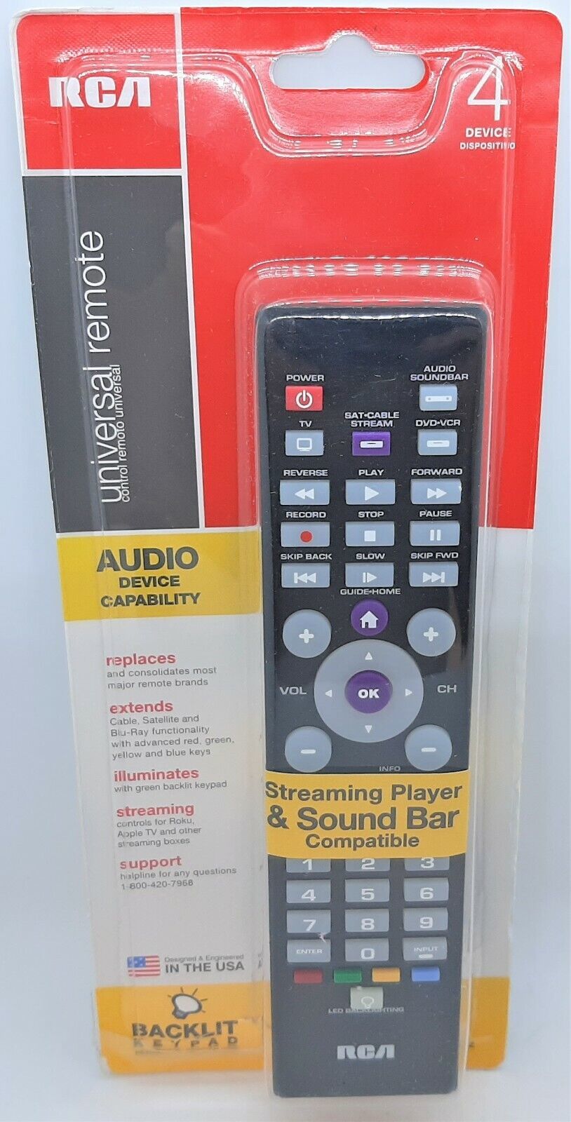 RCA 4 Device Universal Remote - $17.74