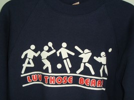 Vtg Sweatshirt Luv Those Bears Crewneck College House USA Made Size L - £31.69 GBP