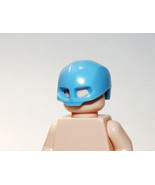 Minifigure Hero Helmet Light Blue For Bulk Block - $5.19