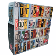 License Plates Puzzle 750 Piece By Re-Marks Made In The USA Fun And Very... - $14.72